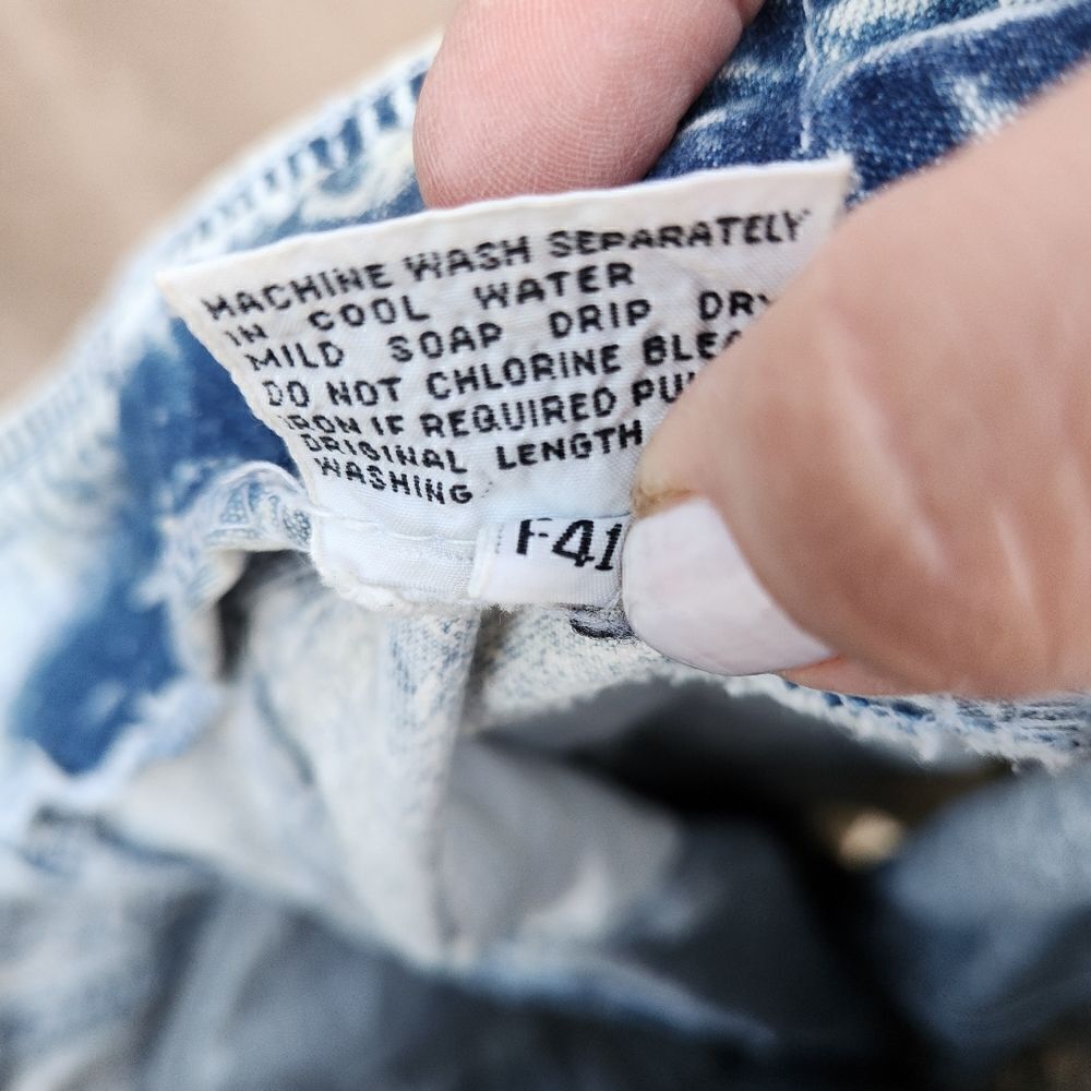 Rio by Stephen Mardon 80s 90s jeans acid washed - Picture 10 of 10